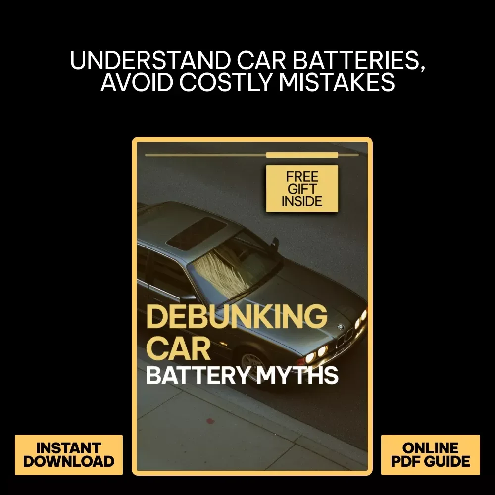 Debunking Car Battery Myths | Practical eBook Guide to Understanding car battery myths, Battery Care & Smarter Maintenance