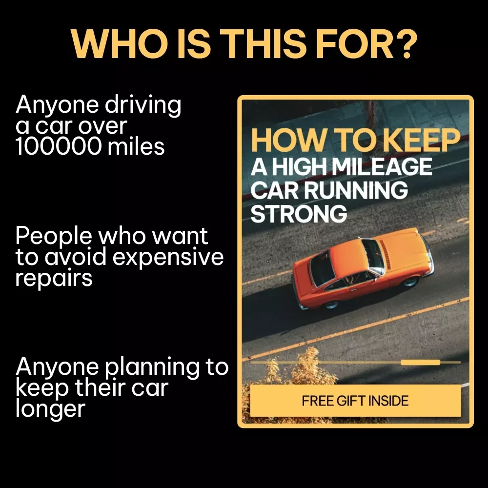How to Keep a High Mileage Car Running Strong | High Mileage Car Maintenance Guide, 100000 Miles Vehicle Care, Long Term Reliability eBook, DIY Auto Maintenance Checklist