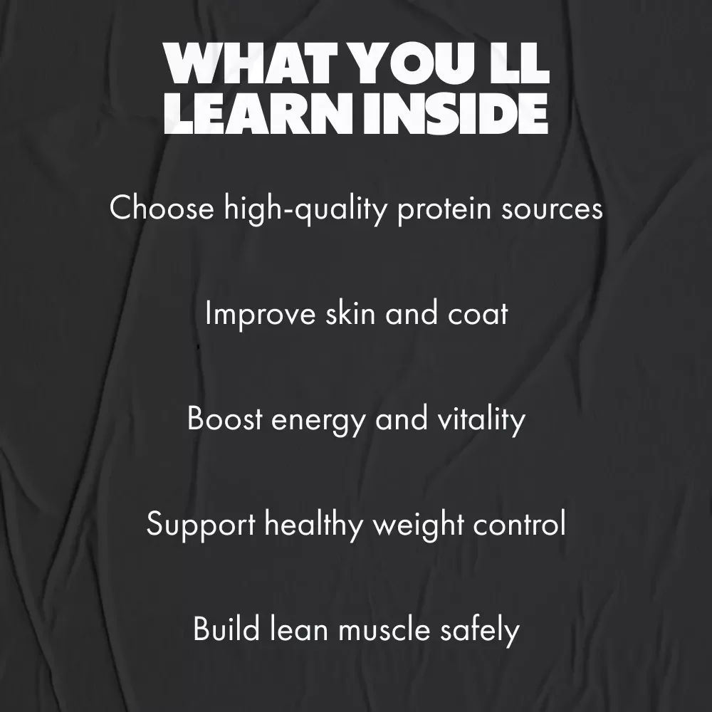 High-Protein Diet for Dogs and Cats | Ebook Guide on High Protein Diet Benefits for Pets, Nutrition Planning & Healthy Feeding