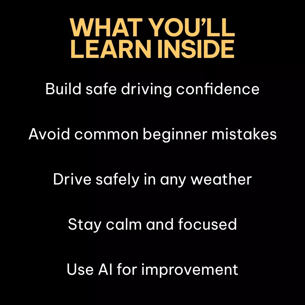 Essential Safe Driving Tips for Beginners – Beginner-Friendly Driving Safety eBook, Step-by-Step Confidence Guide, Practical Road Skills & Smart Driving Habits
