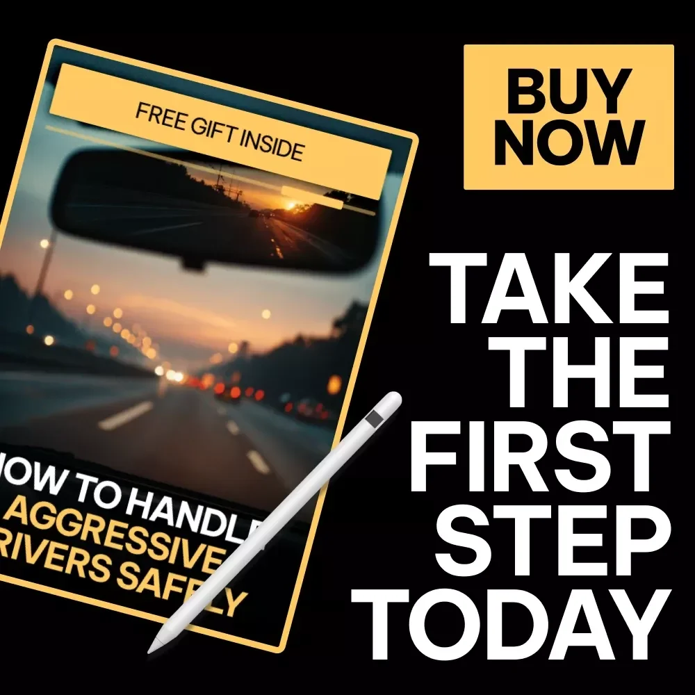 How to Handle Aggressive Drivers Safely | Printable Driving Safety Checklist | Road Rage Prevention Guide | Instant Digital Download