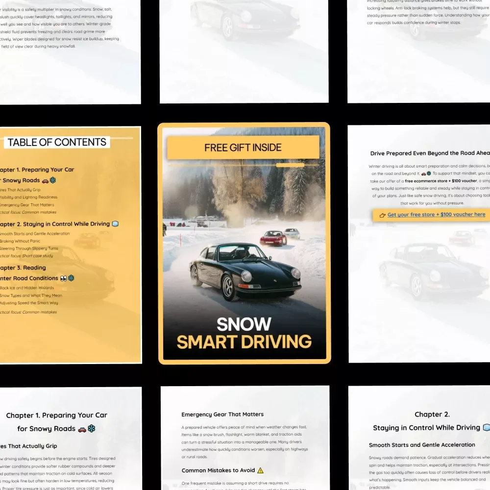 Snow Smart Driving: Essential Snow Driving Safety Tips eBook for Confident Winter Roads