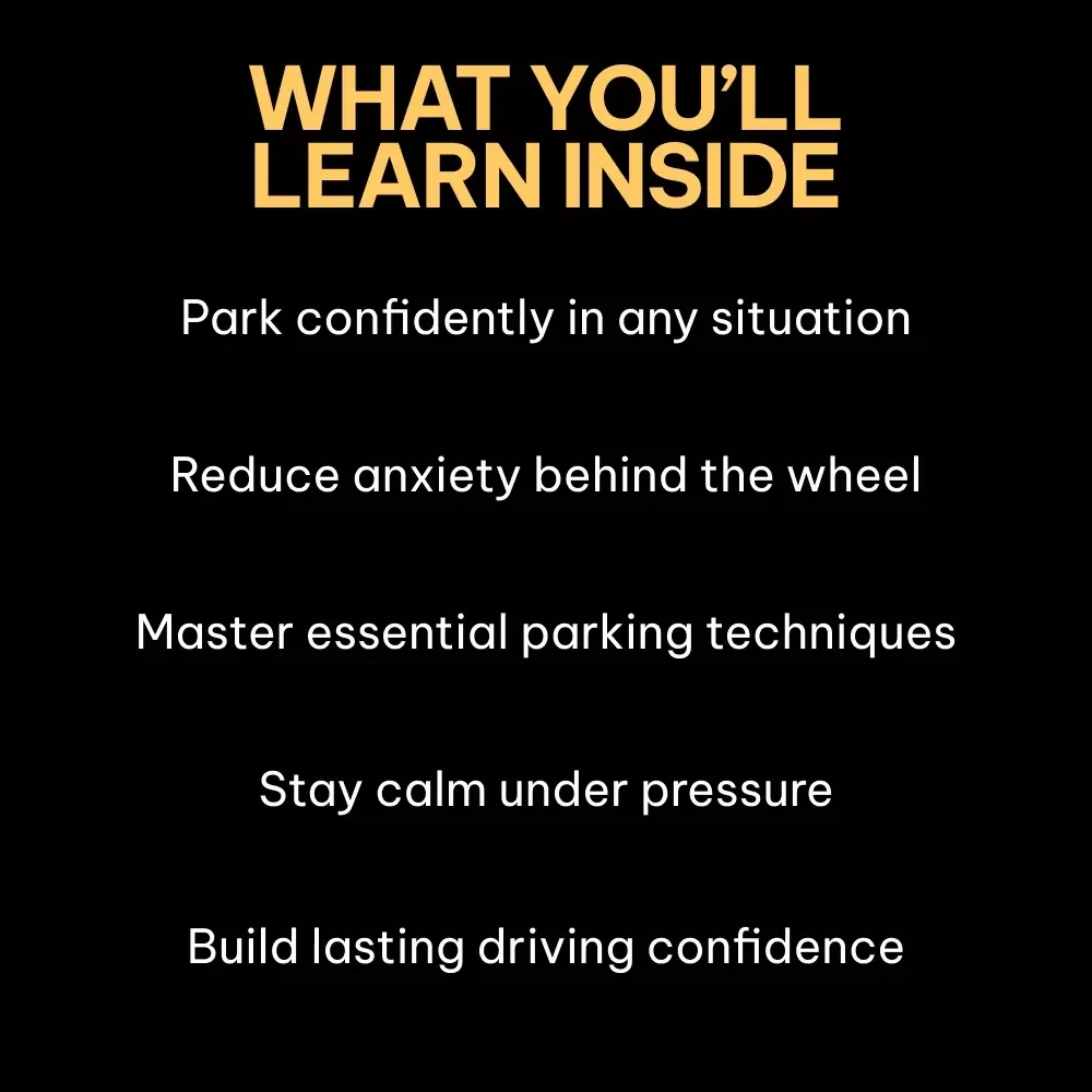 Mastering Parking Confidence | Practical eBook Guide on how to overcome fear of parking | Calm, Confident Driving Skills for Anxious Drivers