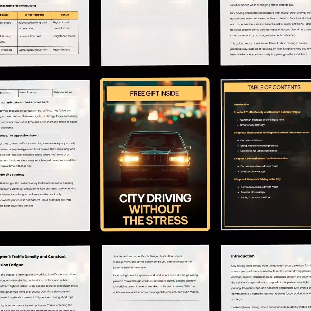 City Driving Without the Stress | Stress-Free City Driving Guide for Urban Drivers, Defensive Driving, Parking Confidence & Pedestrian Awareness eBook