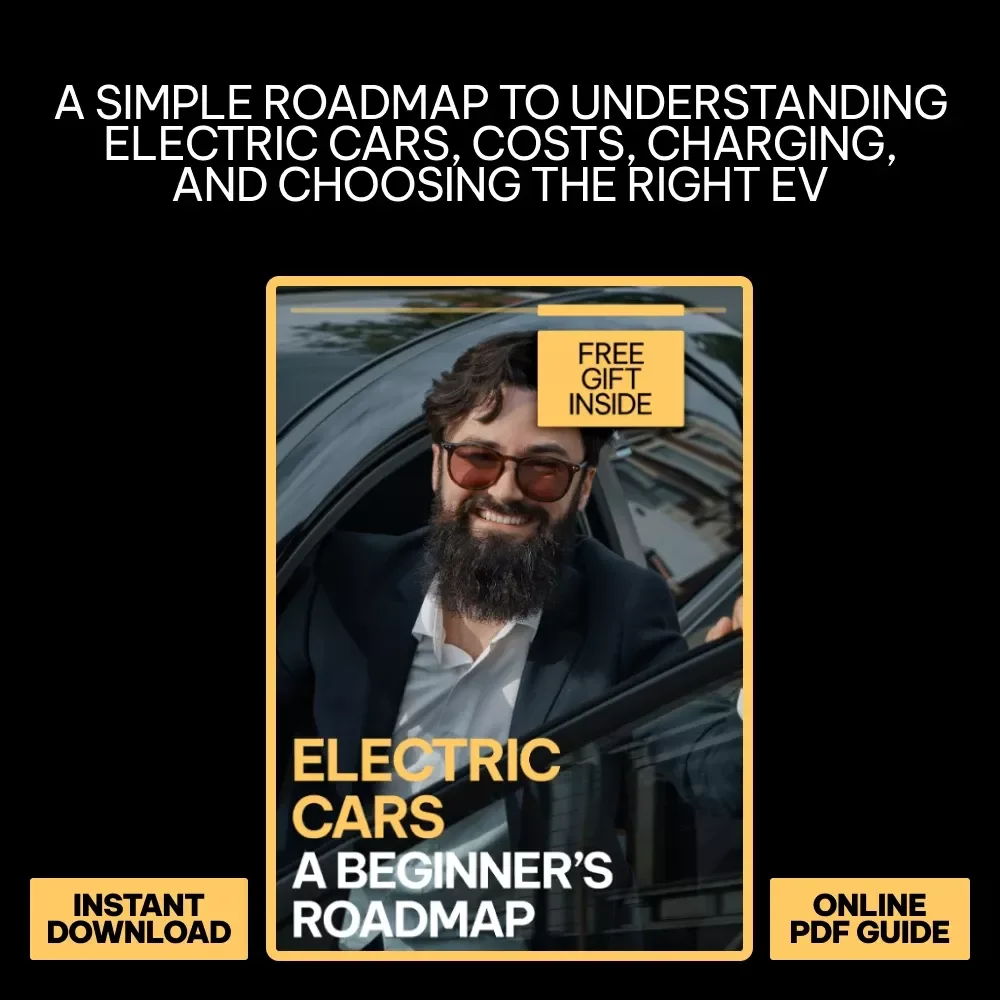 Electric Cars: A Beginner’s Roadmap | Electric Cars Basics for New Buyers | Simple EV Guide, Buying Checklist & Smart Decision Ebook