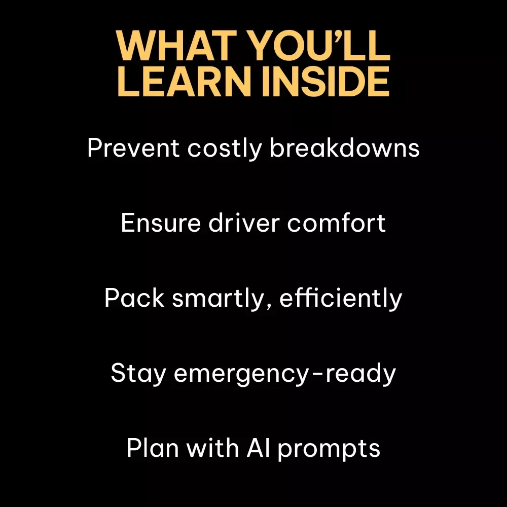Ready for the Miles Ahead: Ultimate Guide to How to Prepare Your Car for a Long Road Trip – Mechanical Readiness, Comfort & Safety, Smart Packing, AI Prompts