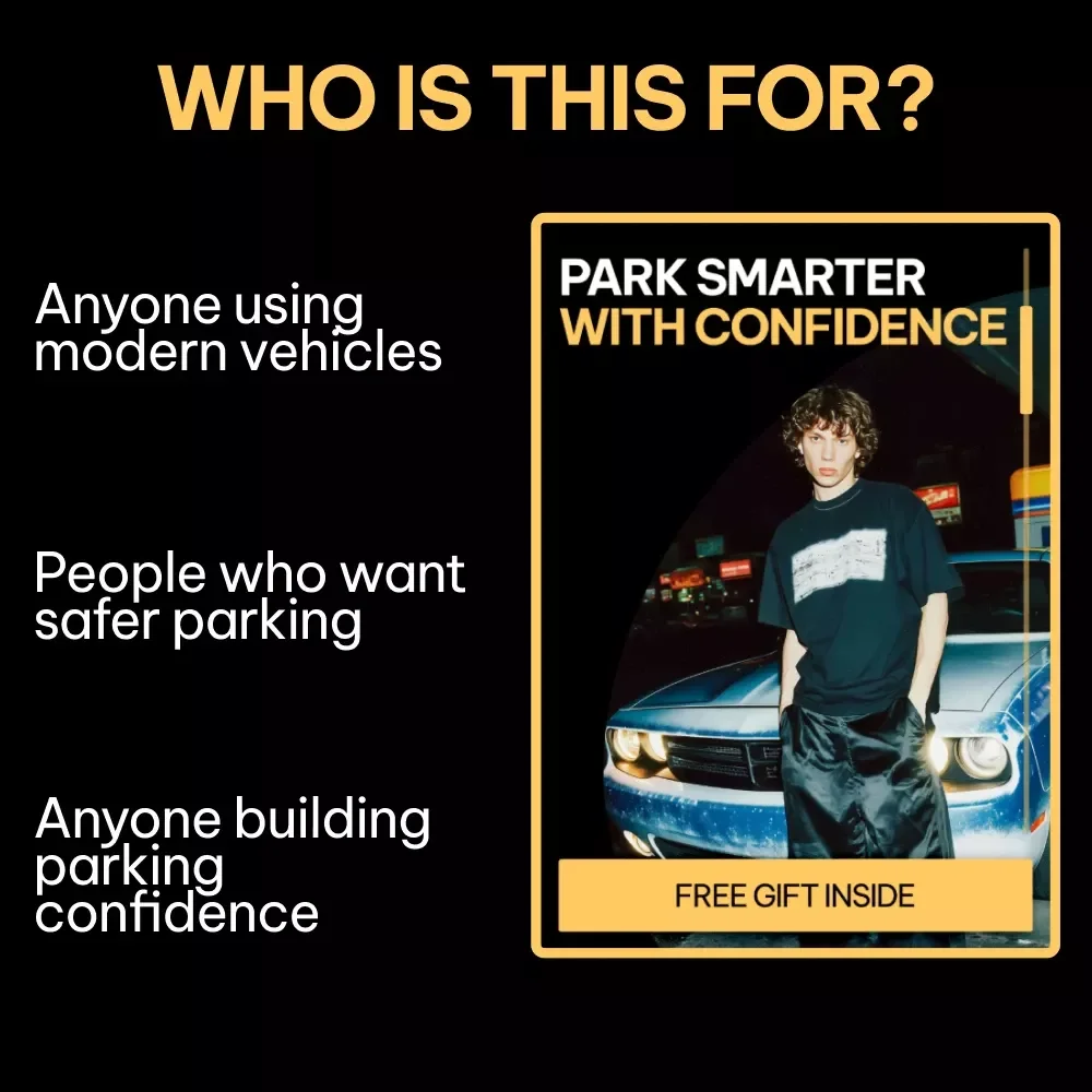 Park Smarter With Confidence – Practical Parking Assist Guide Explaining how parking assist works in car | Digital Download for Safer, Stress-Free Parking