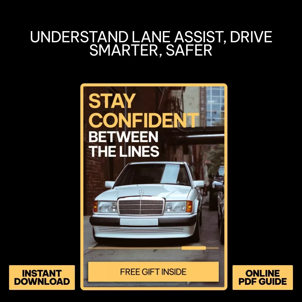 Stay Confident Between the Lines | Smart Driving Guide Explaining what lane assist does in cars | Digital Download for Safer, Smarter Trips