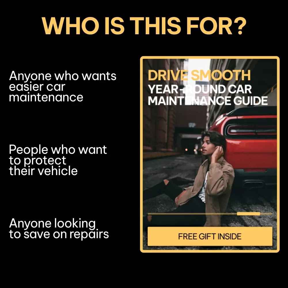 Drive Smooth: Year-Round Car Maintenance Guide | Seasonal Maintenance Needs for Cars eBook | Smart AI Car Care Checklist & Auto Maintenance Planner