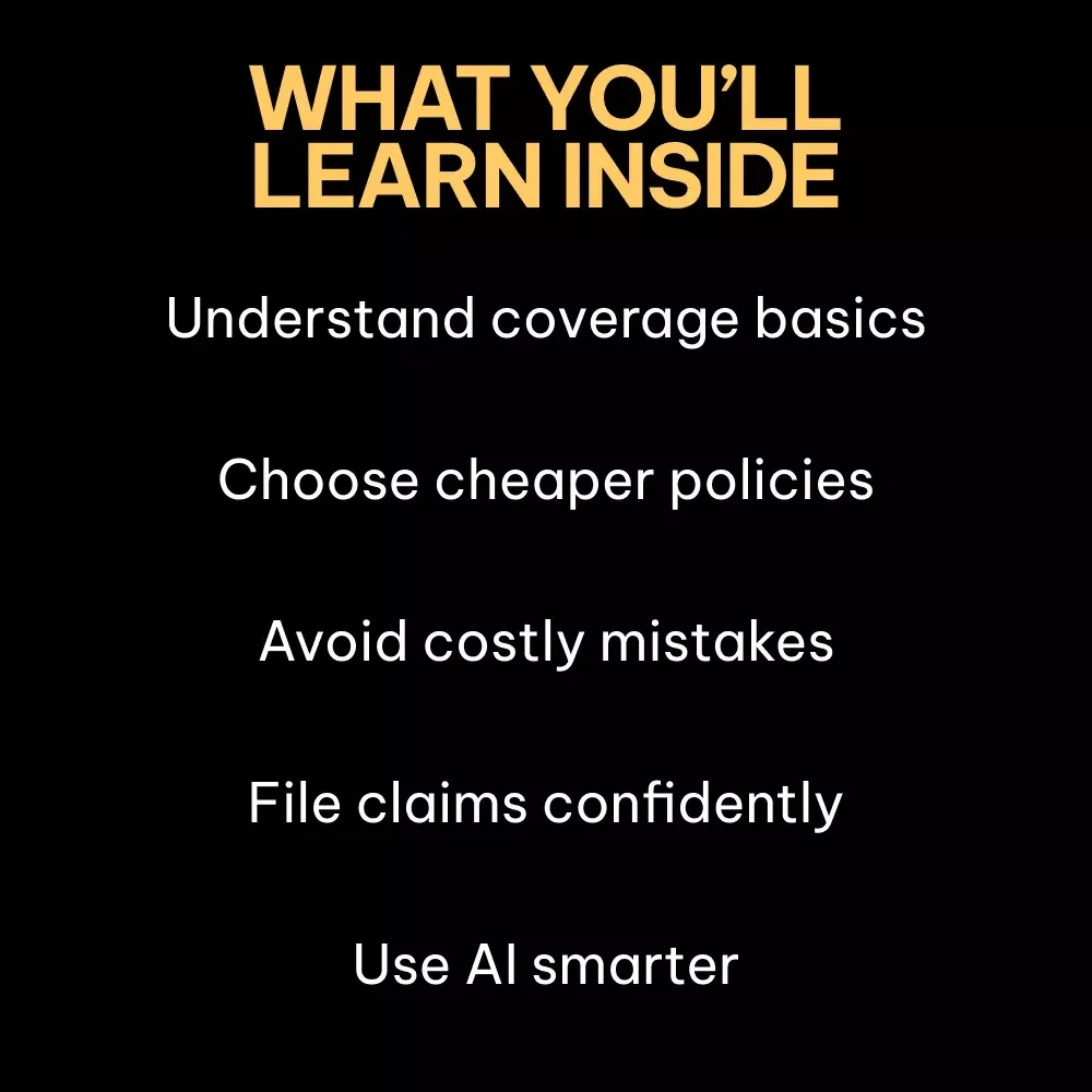 Car Insurance Decoded: Easy Steps for Beginners | Car Insurance Basics for Beginners eBook Guide