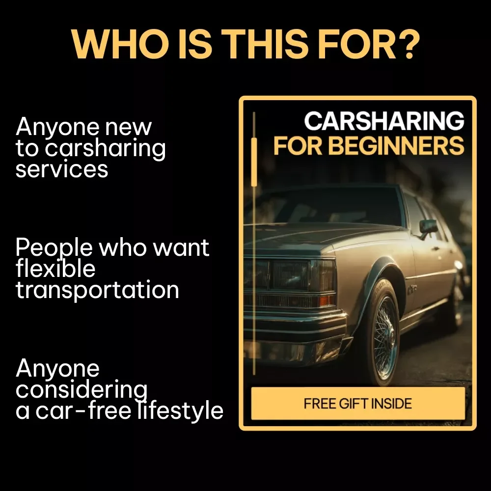 Carsharing for Beginners | Easy Step-by-Step eBook Guide to Carsharing Basics for First-Time Users | Smart, Stress-Free Shared Mobility