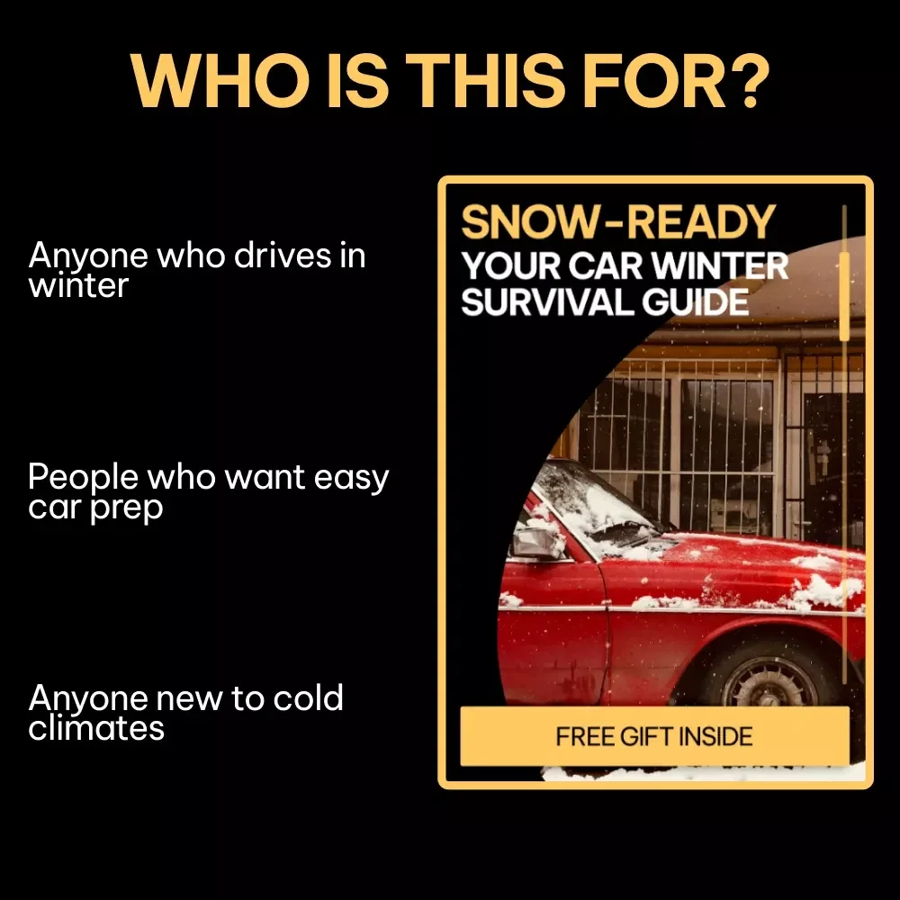 Snow-Ready: Your Car Winter Survival Guide | eBook on how to prepare a car for winter, Winter Driving Safety & Smart Maintenance Checklist
