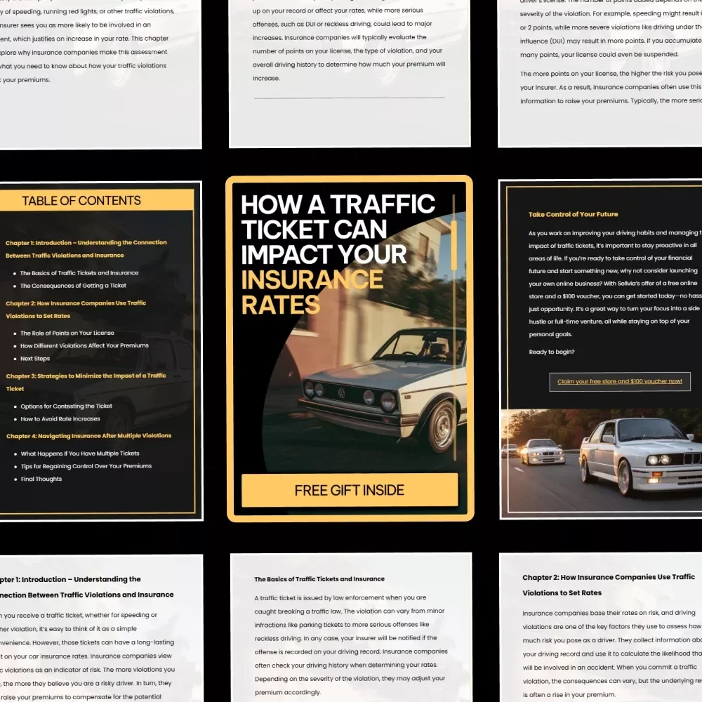 How a Traffic Ticket Can Impact Your Insurance Rates – A Practical Guide on how traffic tickets affect insurance, premiums & policies