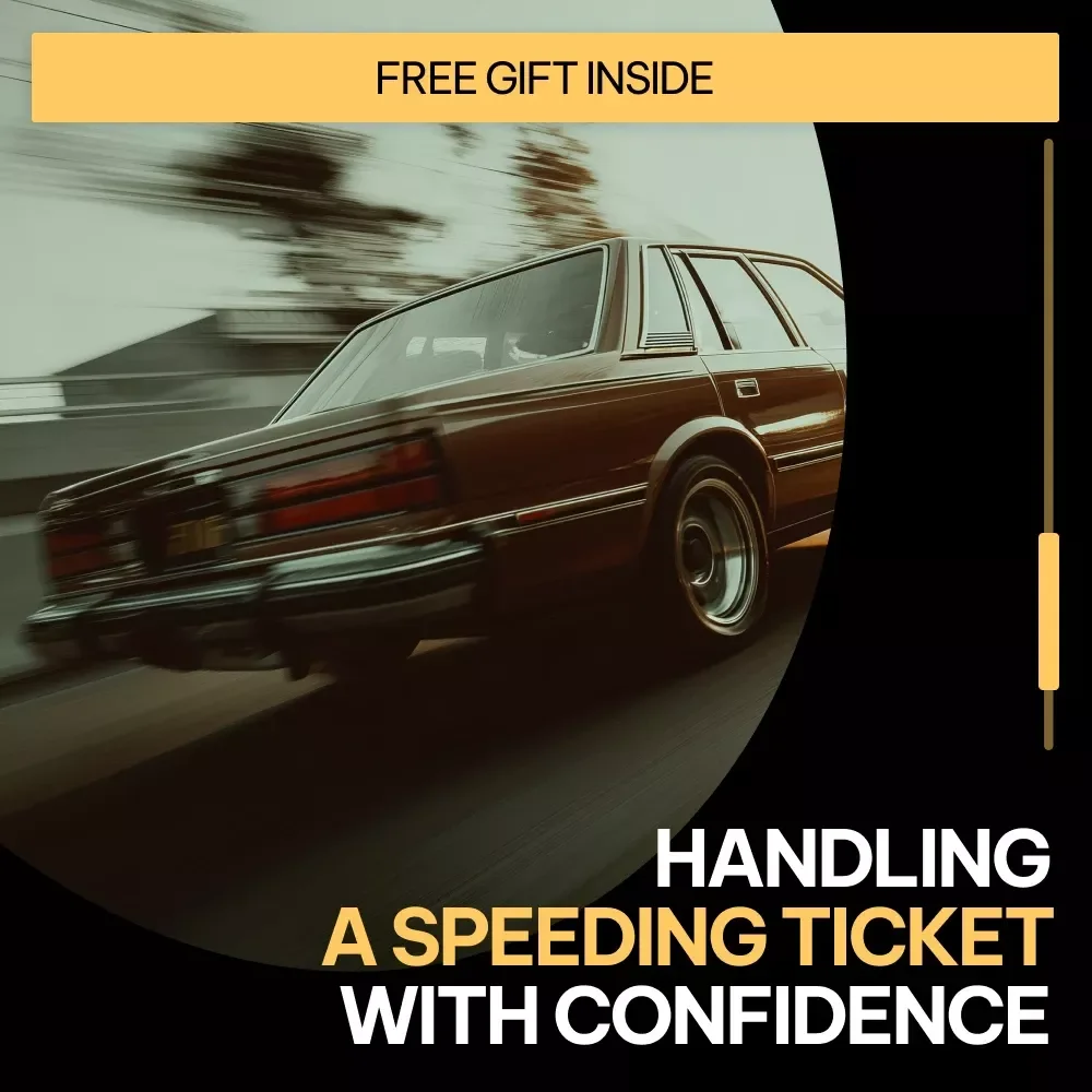 Handling a Speeding Ticket with Confidence | What to Do If You Get a Speeding Ticket Step-by-Step Guide | Digital Download