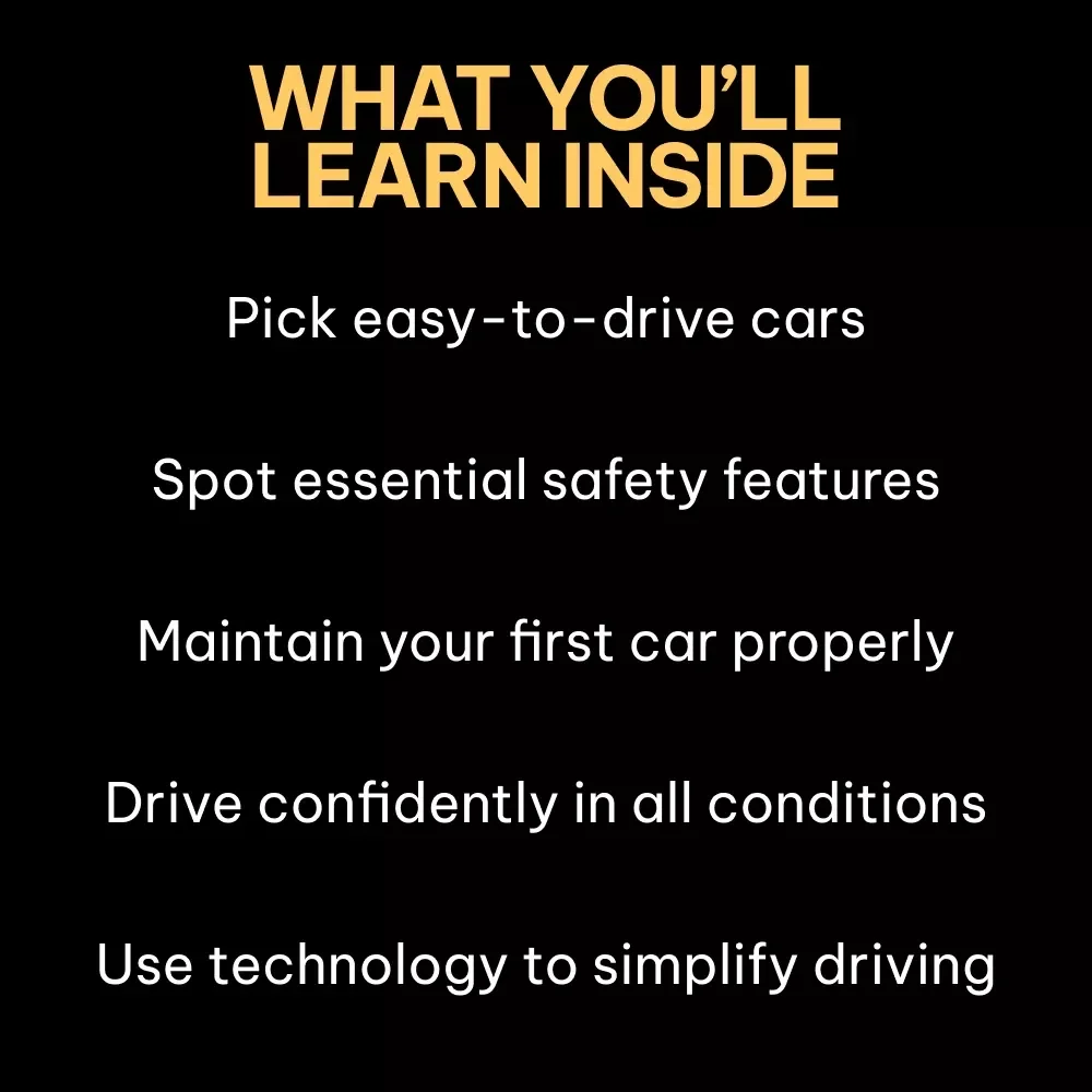 The Best Cars for New Drivers to Handle with Ease | Beginner-Friendly eBook Guide to Easy Cars for New Drivers to Handle
