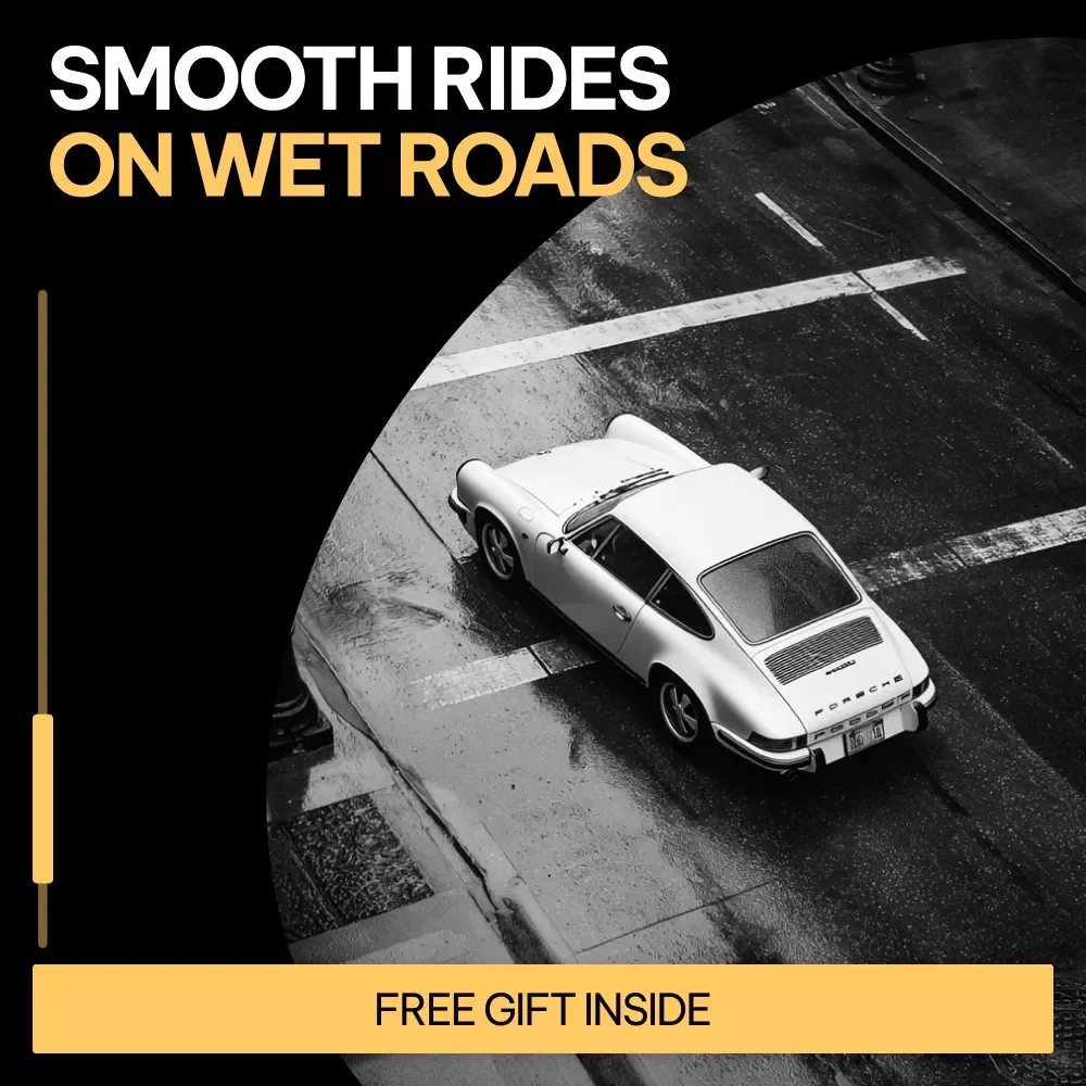 Smooth Rides on Wet Roads | Practical eBook Guide for Driving Safely in the Rain | Calm Confident Control on Rainy Roads