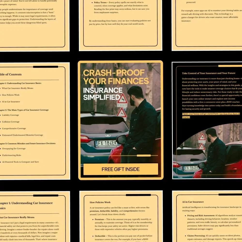 Crash-Proof Your Finances: Insurance Simplified | Easy Guide to Types of Car Insurance Coverage, Smart Decisions & AI Tools for Drivers
