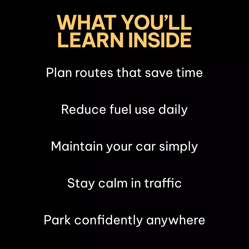 Mastering the Everyday Drive | Practical Guide on how to optimize daily driving routines for Stress-Free, Efficient Commutes