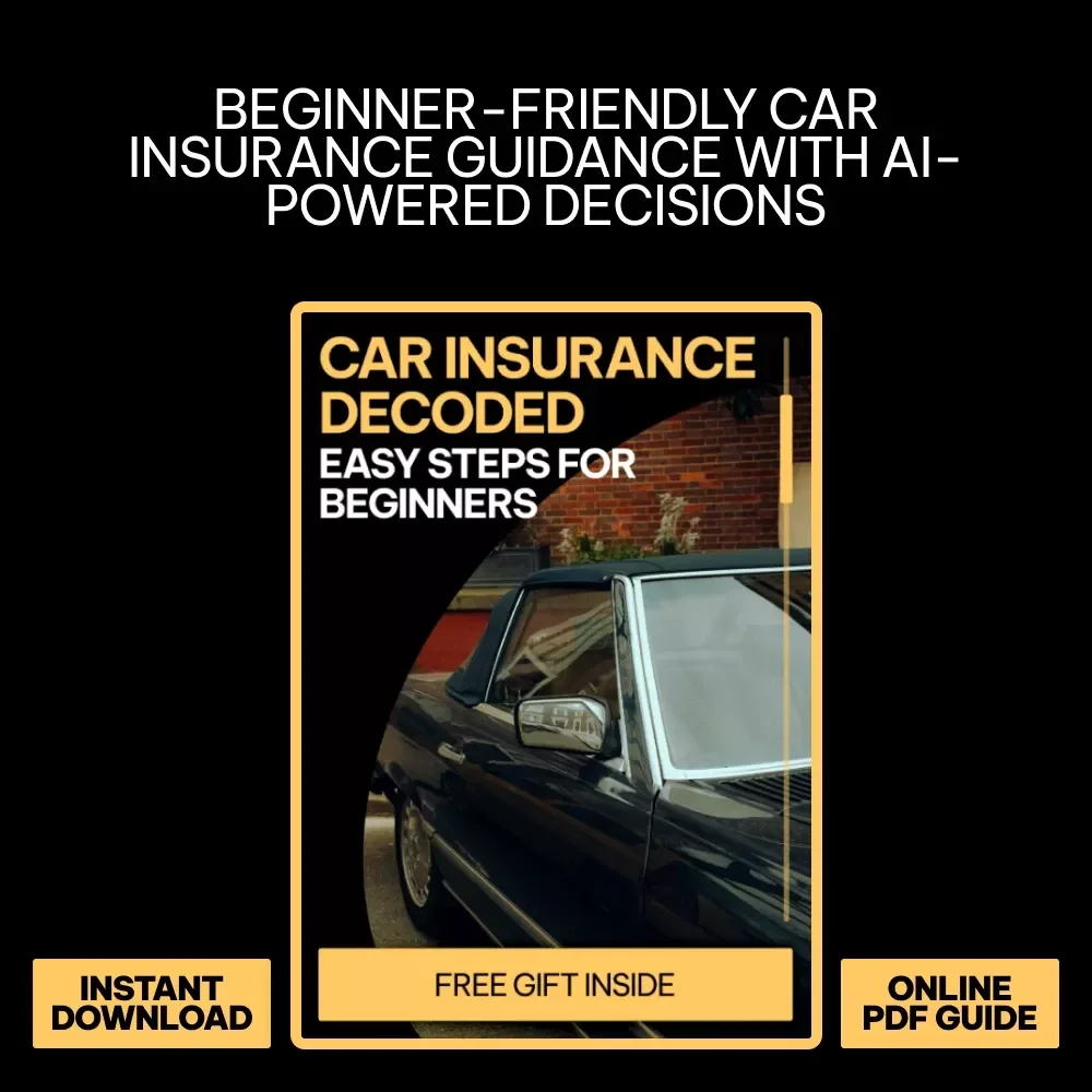 Car Insurance Decoded: Easy Steps for Beginners | Car Insurance Basics for Beginners eBook Guide