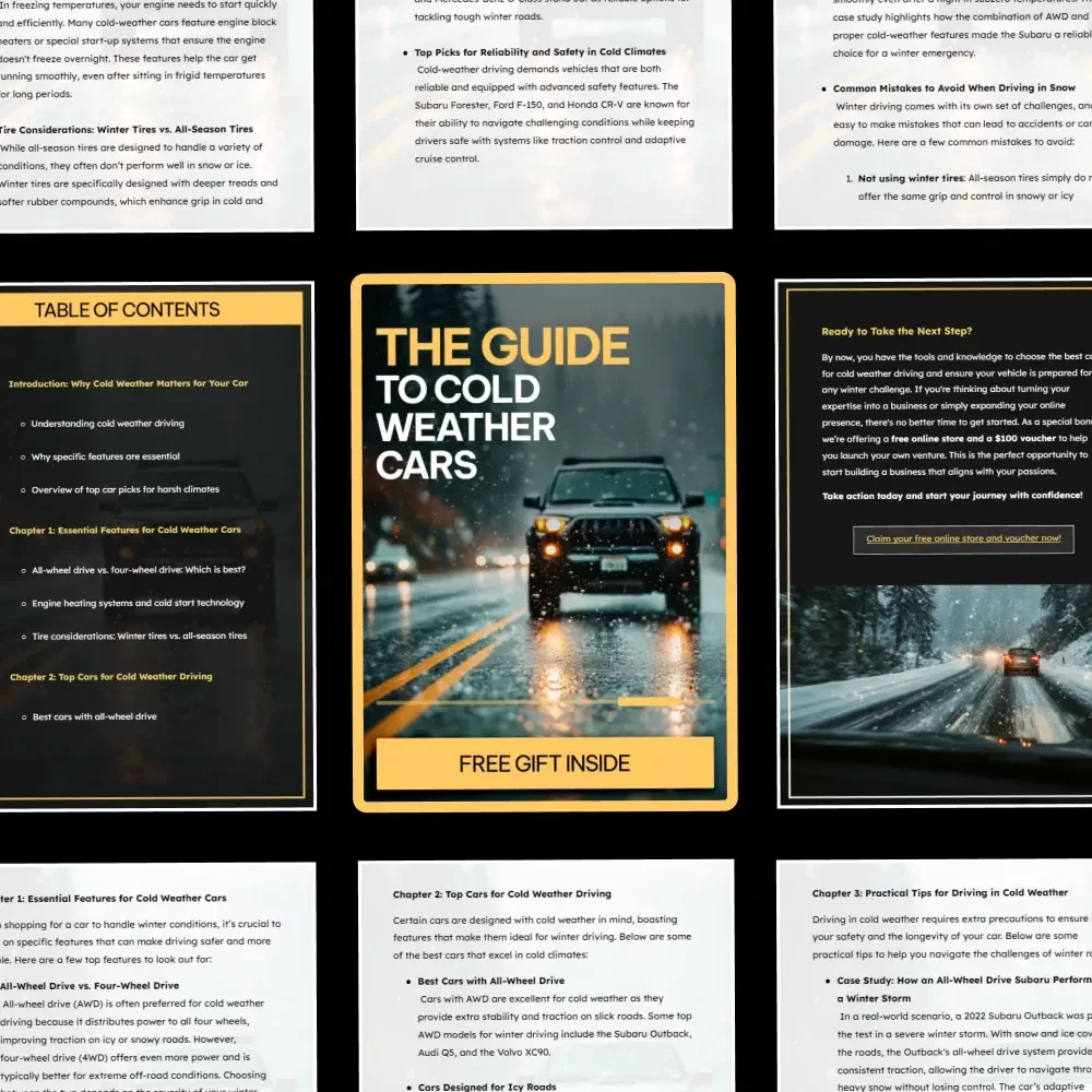 The Guide to Cold Weather Cars | Best Cars for Cold Weather Driving | Winter Driving Guide, Car Safety Checklist & Cold Climate Vehicle Tips