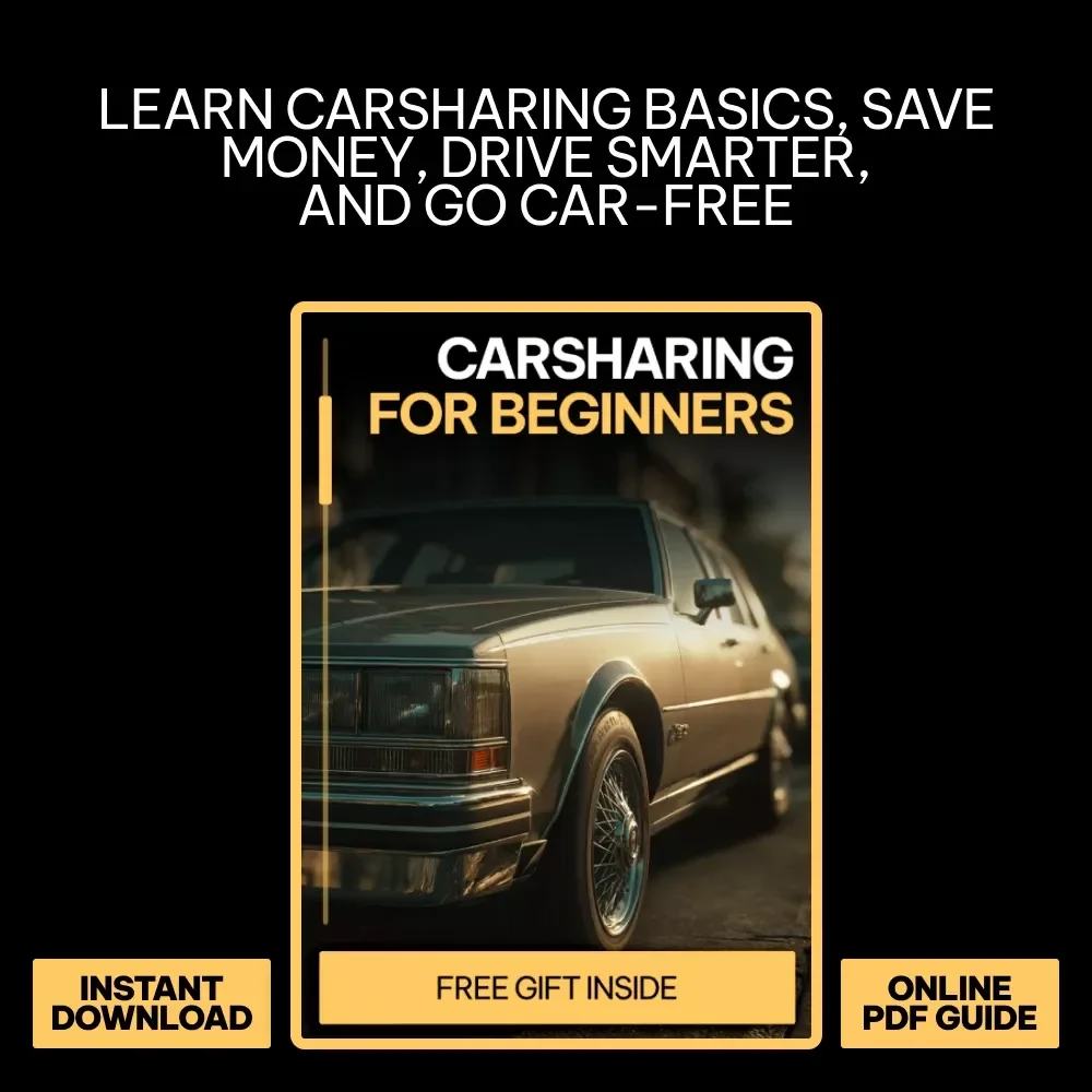 Carsharing for Beginners | Easy Step-by-Step eBook Guide to Carsharing Basics for First-Time Users | Smart, Stress-Free Shared Mobility
