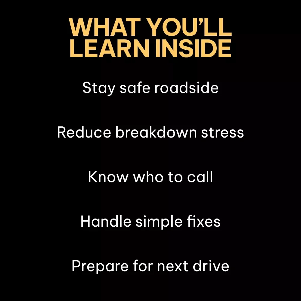 Handling a Car Breakdown with Confidence | Practical Ebook Guide with Clear Steps to Take During a Breakdown | Roadside Safety & Emergency Checklist