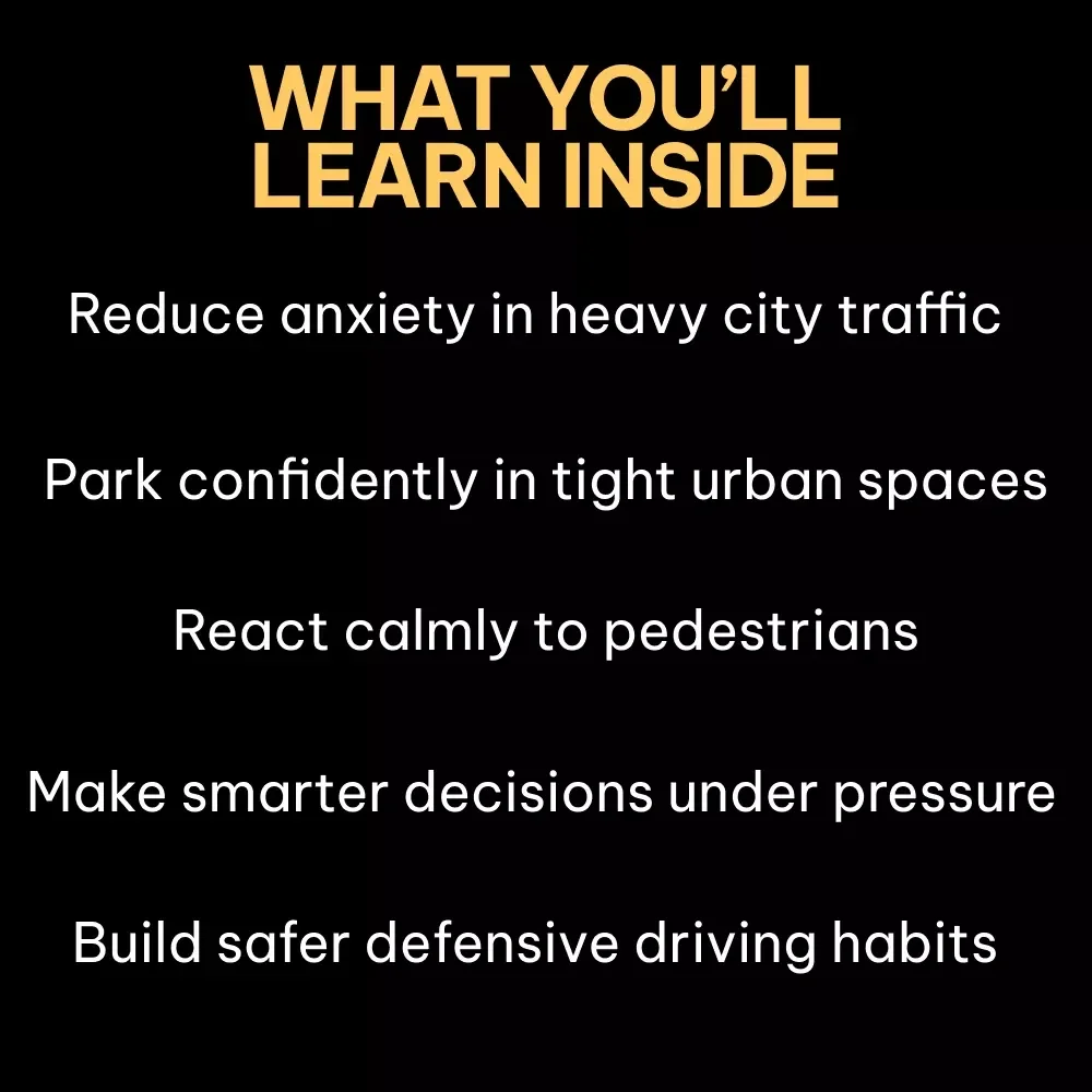 City Driving Without the Stress | Stress-Free City Driving Guide for Urban Drivers, Defensive Driving, Parking Confidence & Pedestrian Awareness eBook