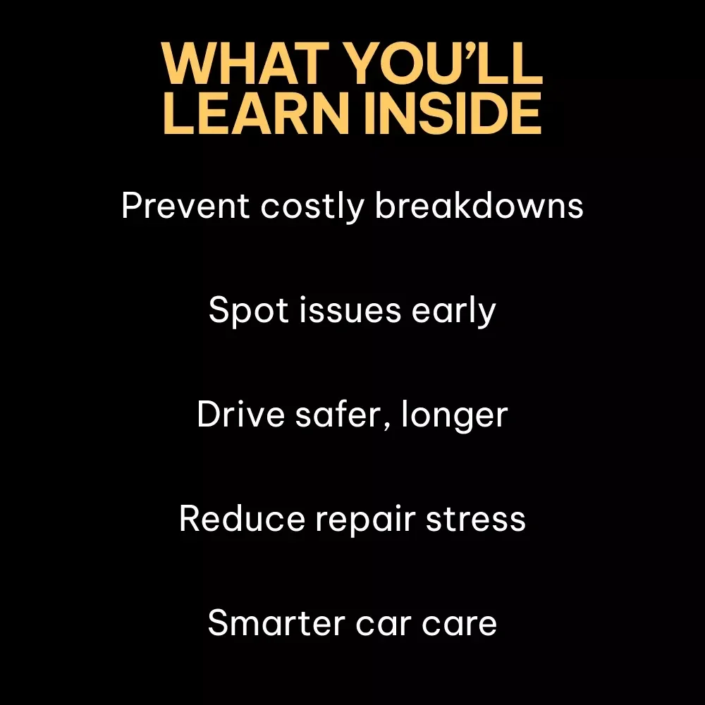 How to Handle Common Car Issues After Long Drives | Practical Car Care eBook for Road Trips, Post-Drive Maintenance & Stress-Free Travel