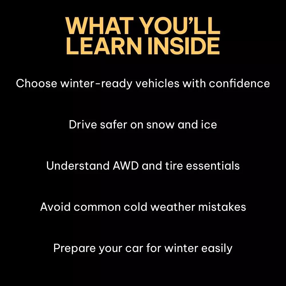 The Guide to Cold Weather Cars | Best Cars for Cold Weather Driving | Winter Driving Guide, Car Safety Checklist & Cold Climate Vehicle Tips