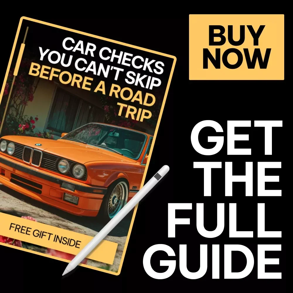 Car Checks You Can't Skip Before a Road Trip – Essential eBook Guide to Car Problems to Check Before a Road Trip, Vehicle Safety Checklist, Travel-Ready Car Prep Download