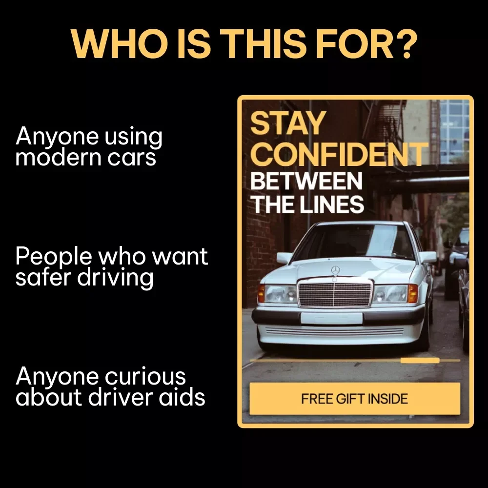Stay Confident Between the Lines | Smart Driving Guide Explaining what lane assist does in cars | Digital Download for Safer, Smarter Trips
