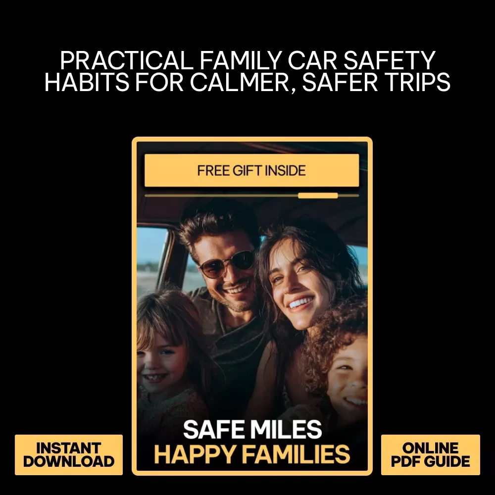 Safe Miles Happy Families – Practical Family Car Safety Tips eBook for Confident Everyday Driving
