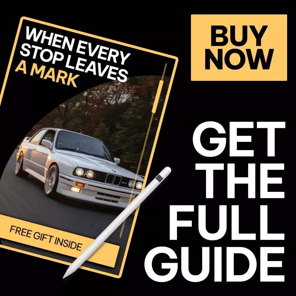 When Every Stop Leaves a Mark – Stop-and-Go Driving Guide for City Drivers, Vehicle Wear & Maintenance eBook, Urban Car Care Digital Download