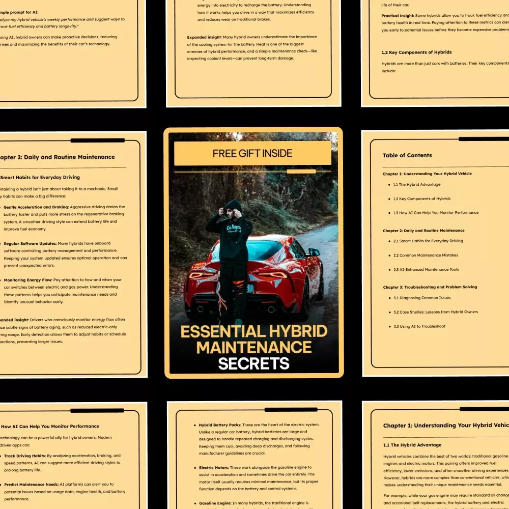 Essential Hybrid Maintenance Secrets – Smart Hybrid Vehicle Care Guide, AI-Powered Tips, Battery Life & Troubleshooting eBook Download