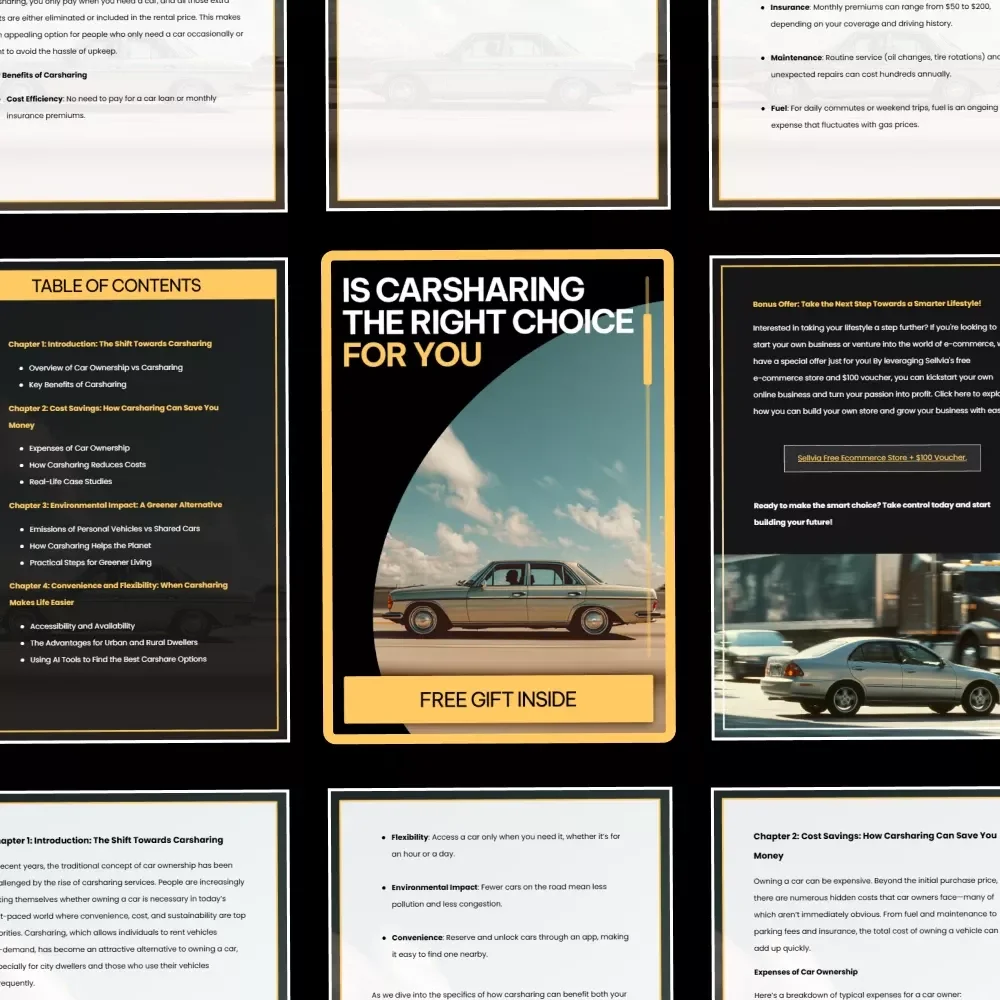 Is Carsharing the Right Choice for You – Practical Guide Exploring for Smarter, Cheaper, Greener Transportation Decisions