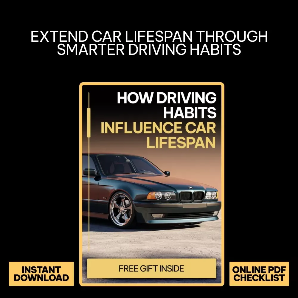 How Driving Habits Influence Car Lifespan | Practical Car Care Checklist for Smarter Driving, Vehicle Longevity & Maintenance Awareness