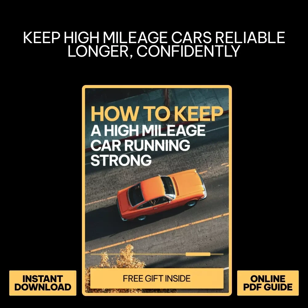 How to Keep a High Mileage Car Running Strong | High Mileage Car Maintenance Guide, 100000 Miles Vehicle Care, Long Term Reliability eBook, DIY Auto Maintenance Checklist