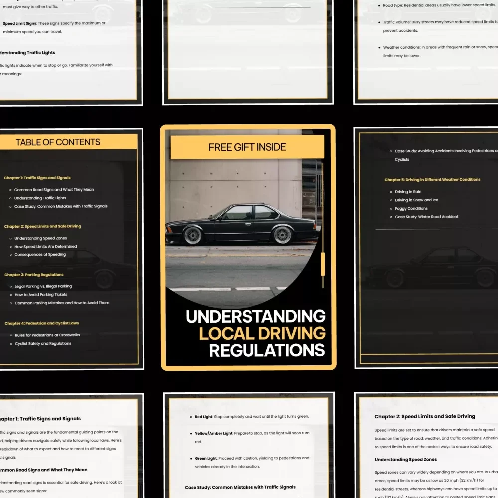 Understanding Local Driving Regulations | Easy Guide to Local Driving Regulations Explained | Practical Road Rules eBook for New & Everyday Drivers