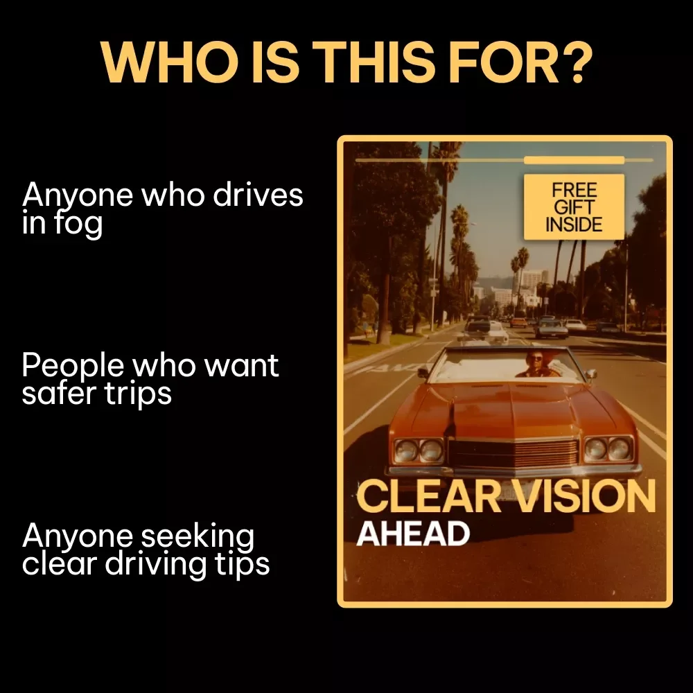 Clear Vision Ahead – Practical Fog Driving Safety Guide eBook for Safer Low-Visibility Driving, Smart Techniques, Real-World Lessons & AI Prompts