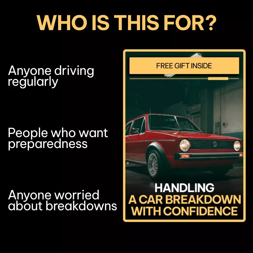 Handling a Car Breakdown with Confidence | Practical Ebook Guide with Clear Steps to Take During a Breakdown | Roadside Safety & Emergency Checklist