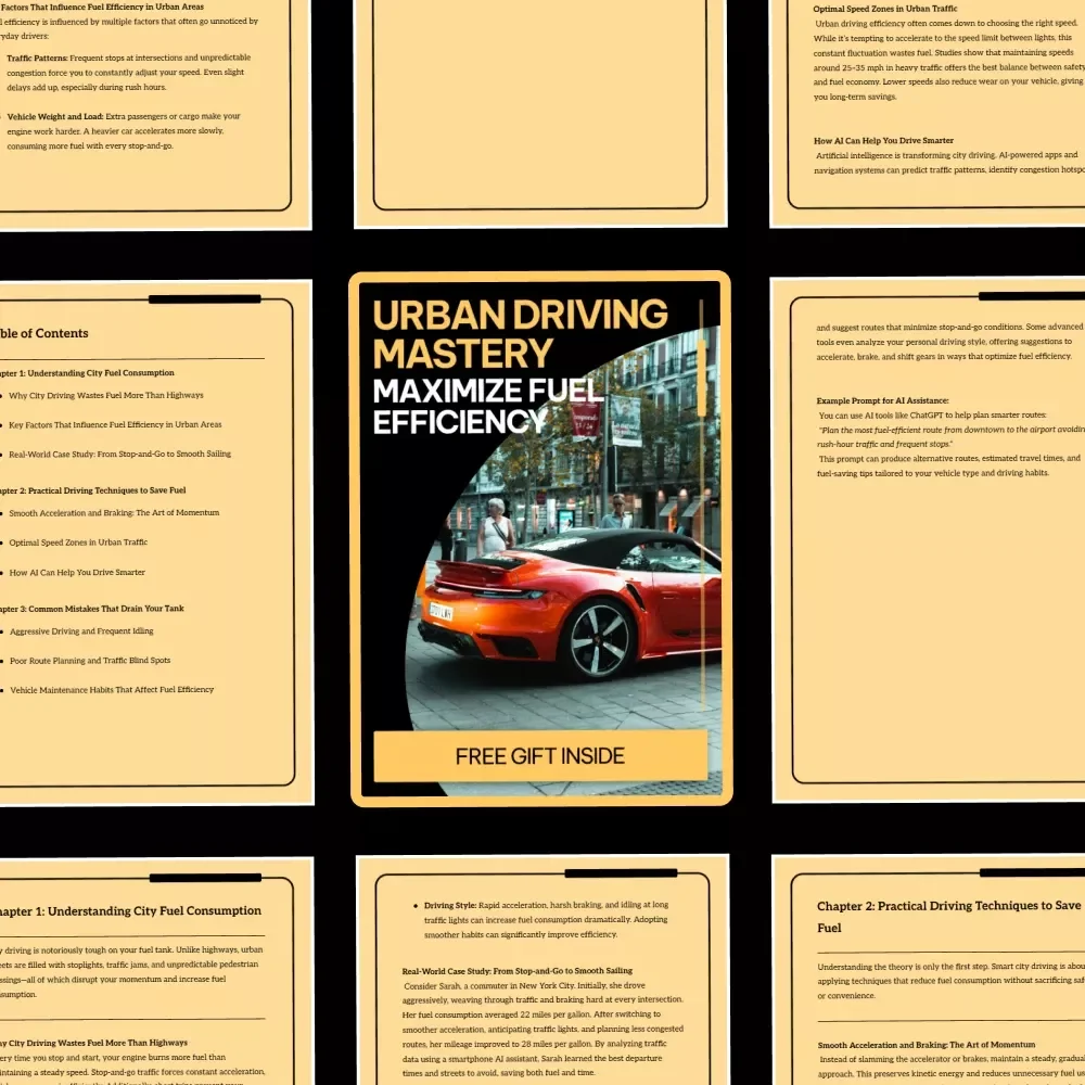 Urban Driving Mastery: Maximize Fuel Efficiency | Smart City Driving Tips to Save Fuel | Digital Guide for Efficient Urban Commuting