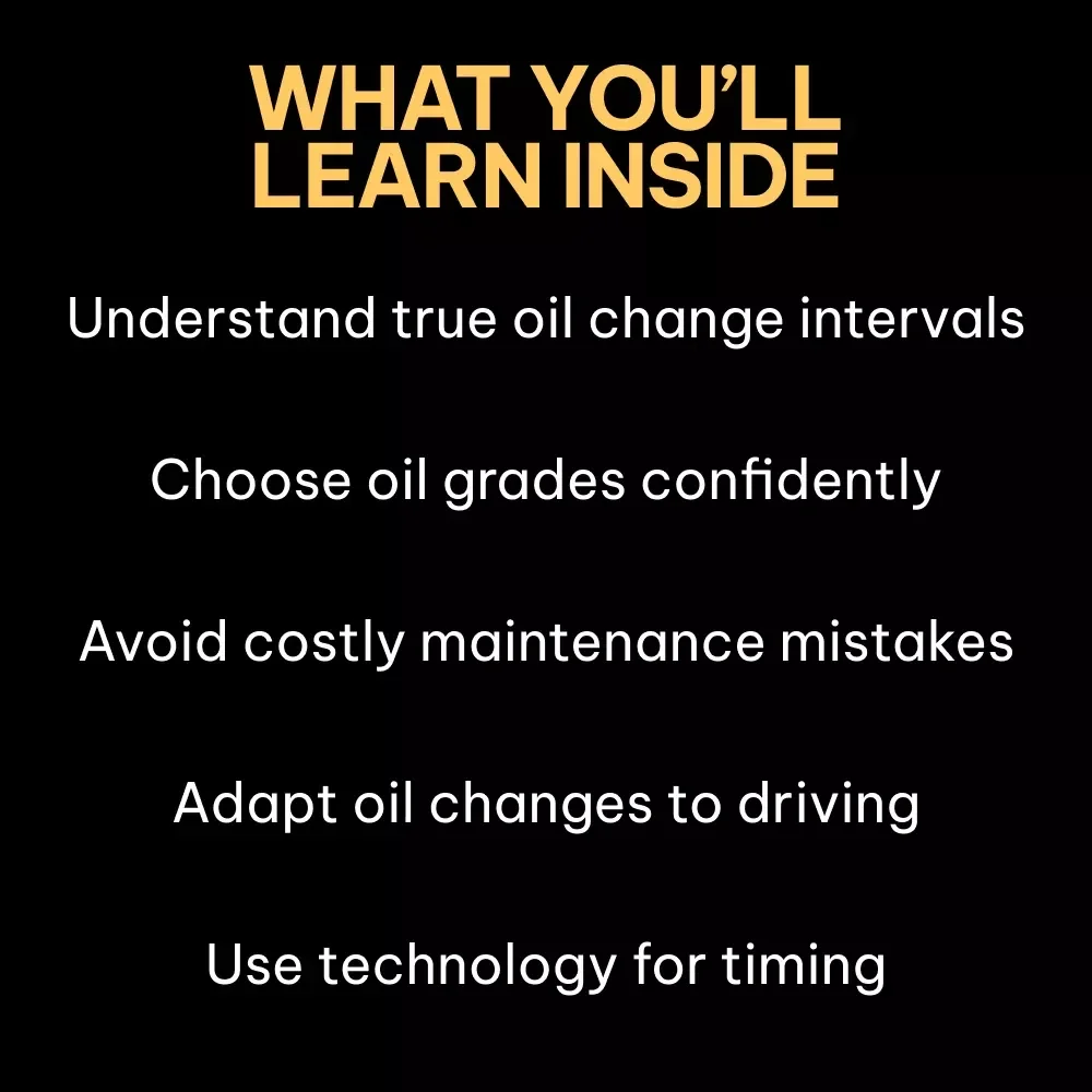 Debunking Oil Change Myths – Practical eBook Guide to Understanding common oil change myths & Smarter Car Maintenance