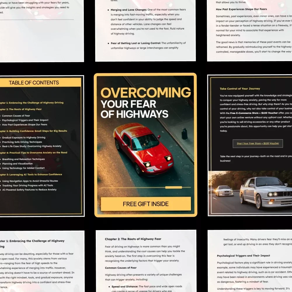 Overcoming Your Fear of Highways – A Practical eBook Guide on How to Overcome Fear of Highways, Build Driving Confidence, and Regain Freedom on the Road