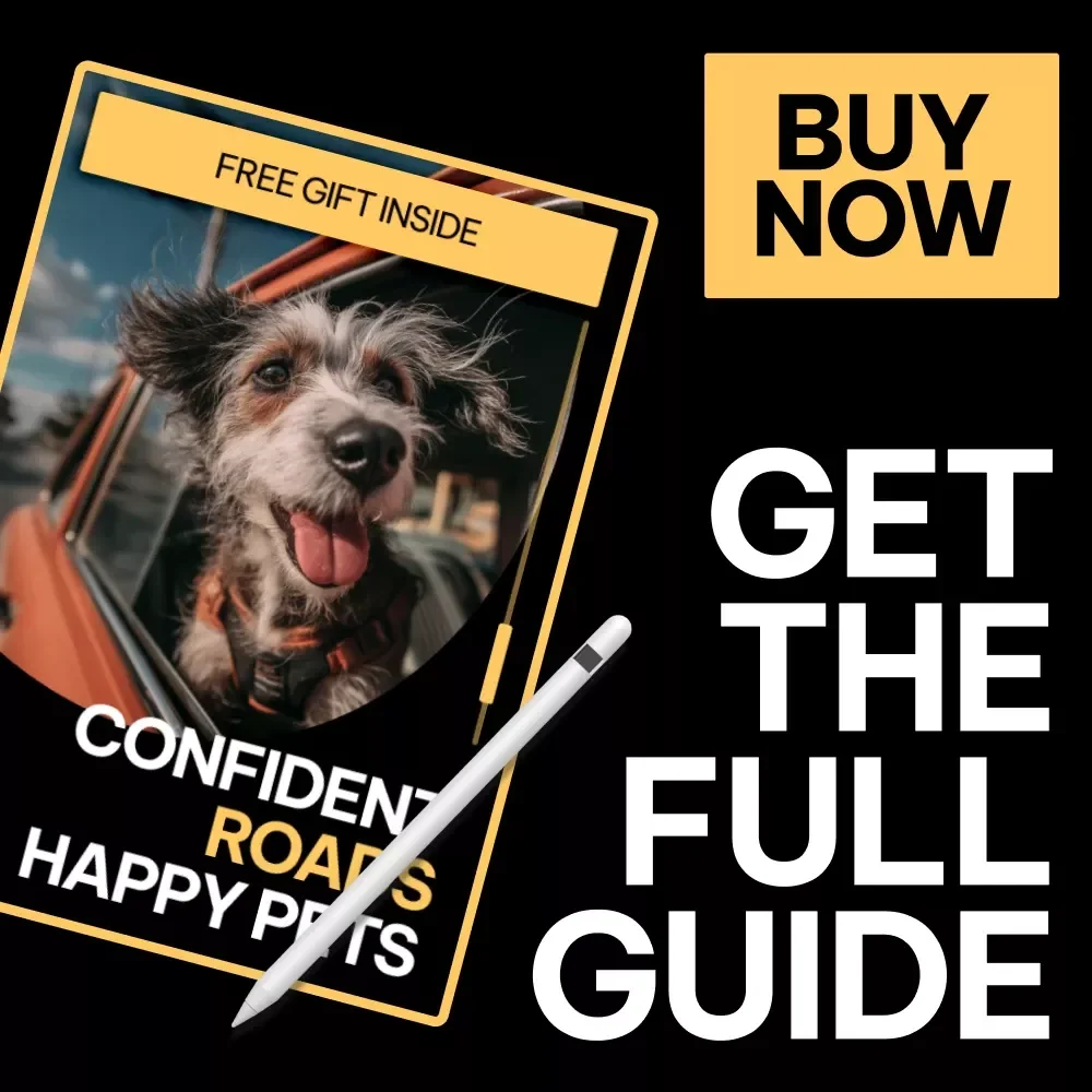 Confident Roads Happy Pets – Practical Pet Travel Safety Guide | How to Travel Safely With Pets in Cars | Digital Download