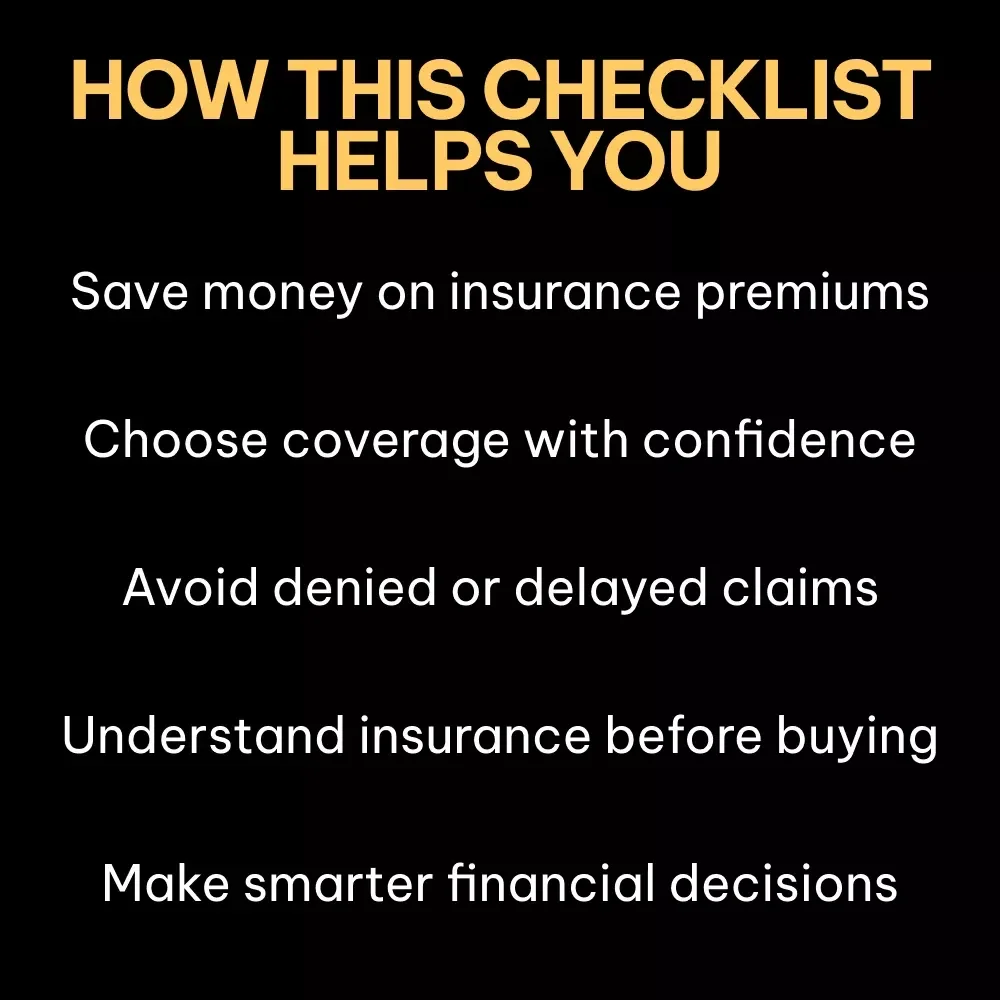 First-Time Driver Insurance Mistakes Checklist | New Driver Car Insurance Guide, Auto Insurance Tips PDF, Beginner-Friendly Digital Download