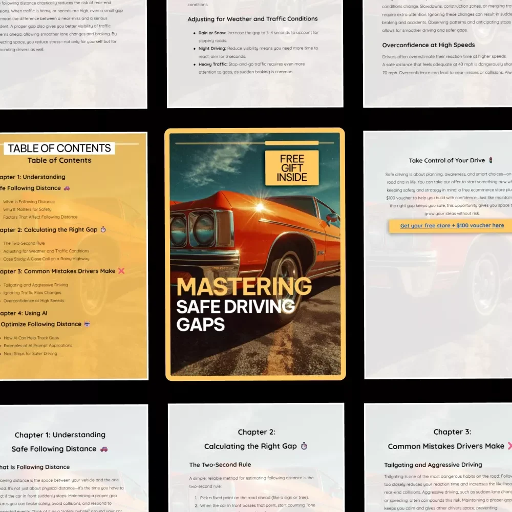 Mastering Safe Driving Gaps: The Ultimate Guide to Maintaining a Safe Following Distance on the Road for Confident, Accident-Free Driving
