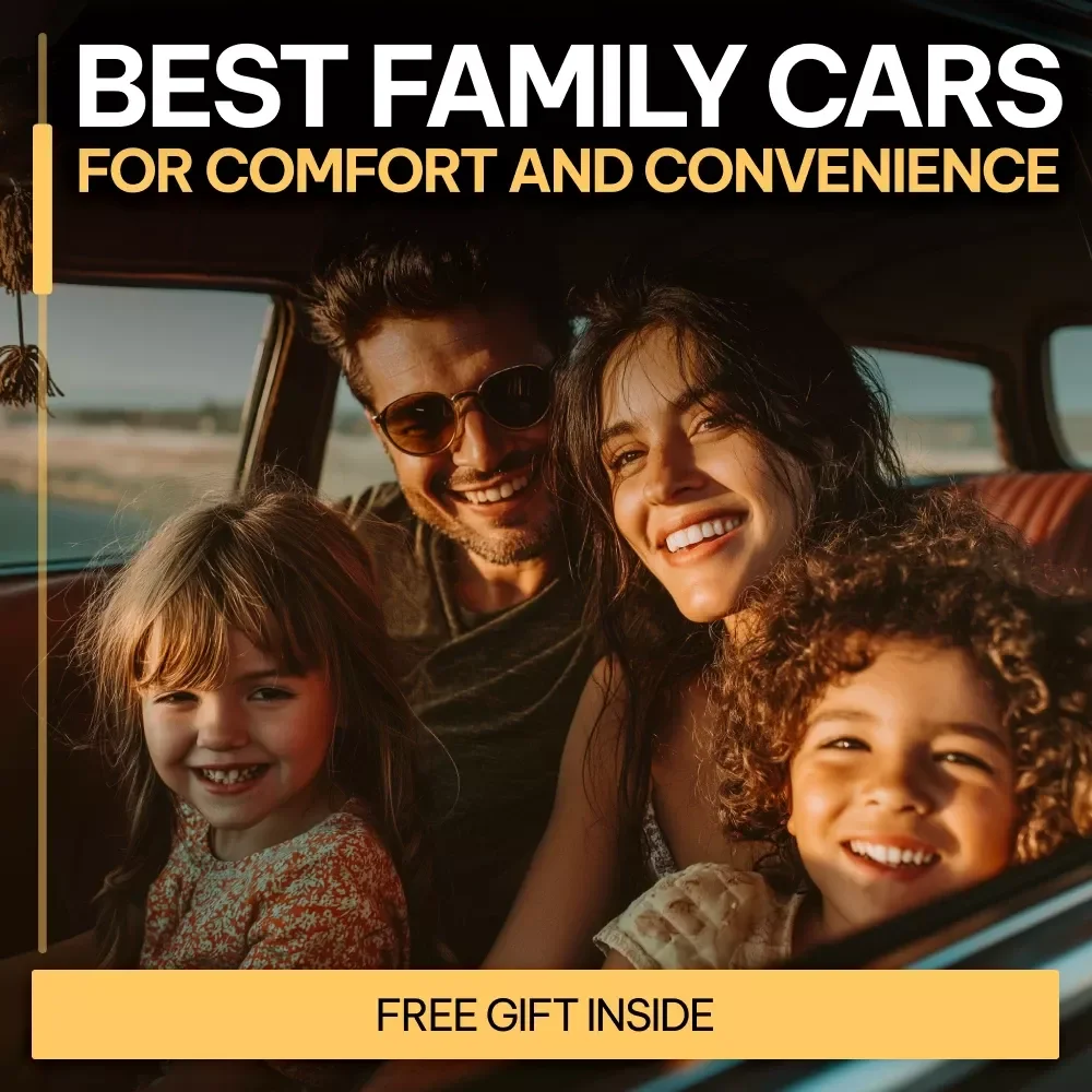 The Best Family Cars for Comfort and Convenience | Ultimate eBook Guide to Choosing Family Friendly Cars with Child Space, Safety, and Smart Features