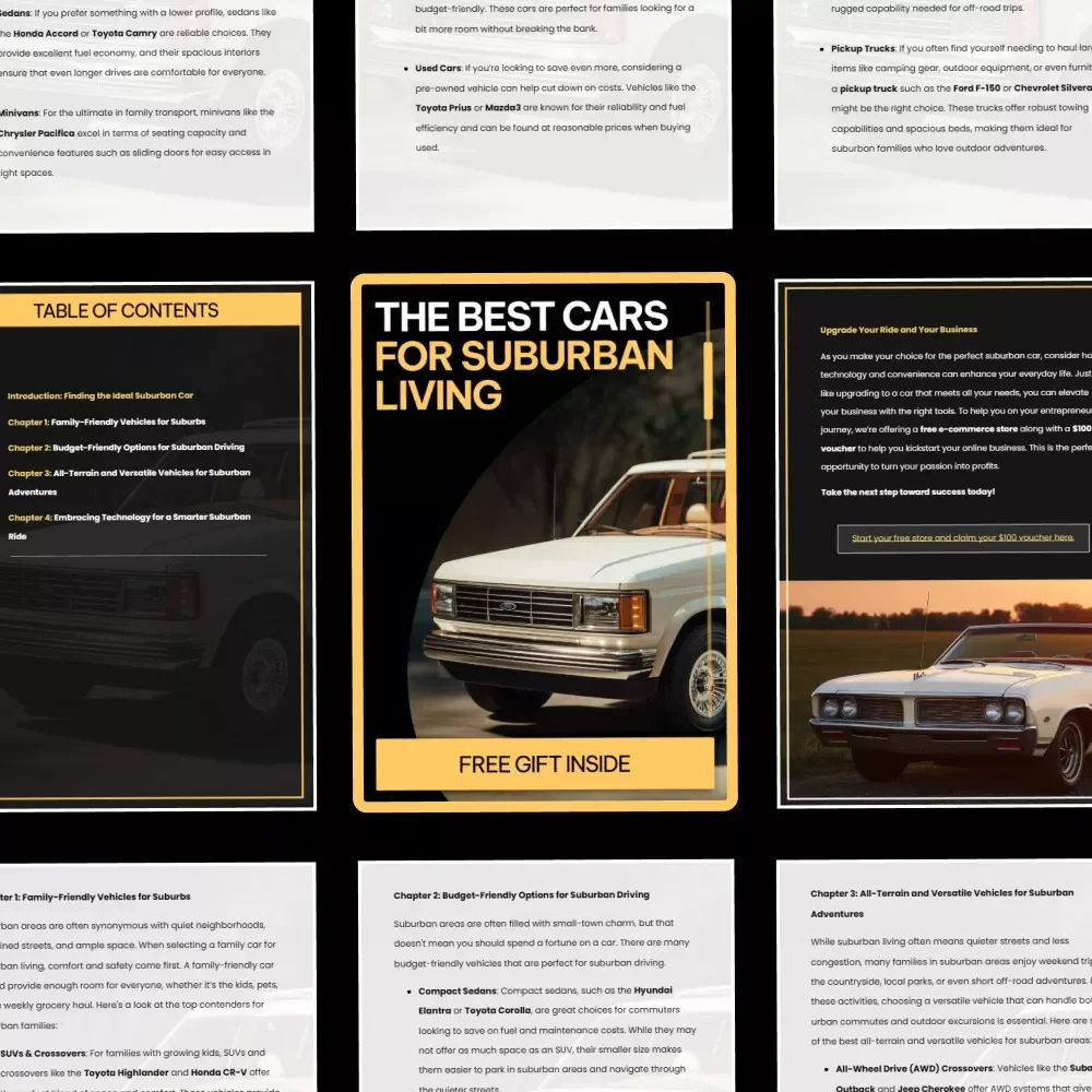 The Best Cars for Suburban Living – Practical Guide to the Best Cars for Suburban Areas, Family, Budget & Smart Driving Choices