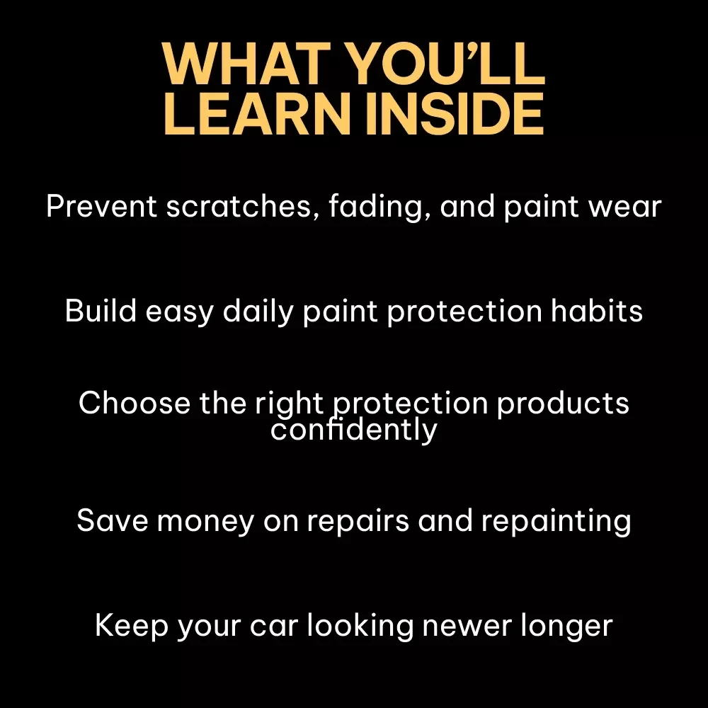Paint Smart, Drive Confident – A Practical Guide on How to Protect Car Paint from Damage | Smart Daily Care & Advanced Protection
