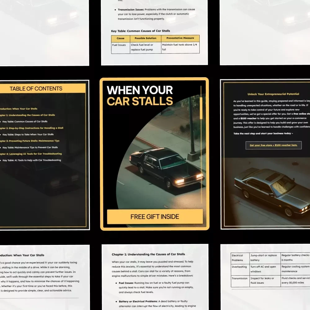 When Your Car Stalls – Practical Safety Guide on what to do if your car stall | Step-by-Step Actions, Prevention Tips & AI Troubleshooting